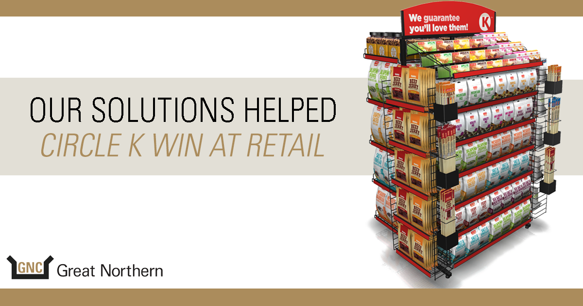 Great Northern Instore helps Circle K Win with Displays